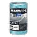 PAÑO ELITE MAXWIPE ROLLO AZUL 80UN