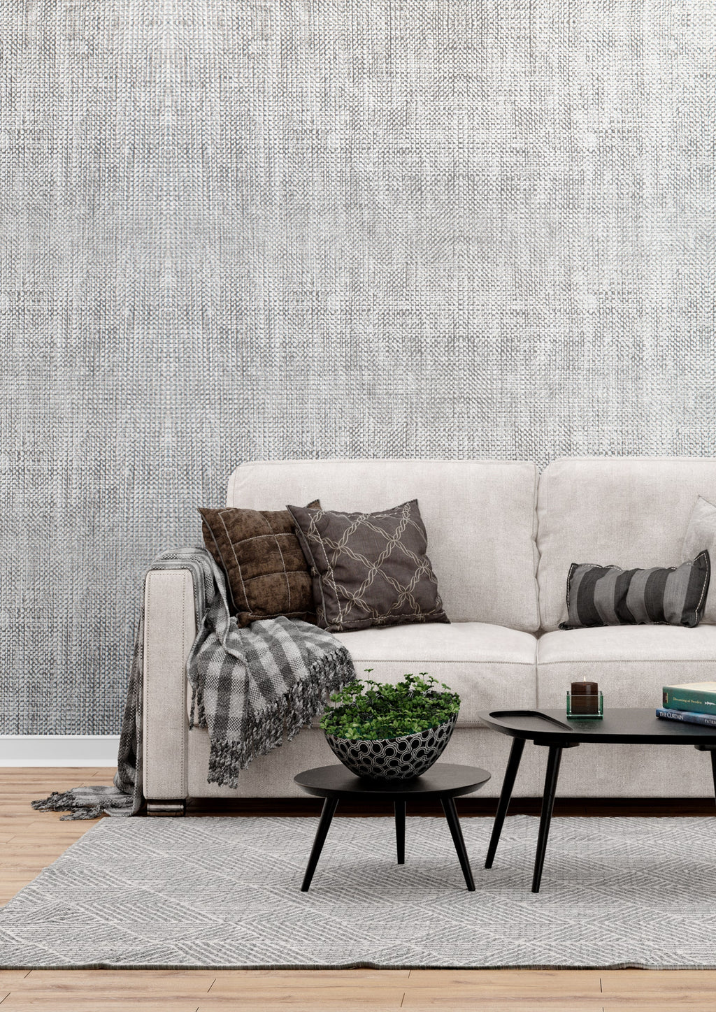 Dib Muro Foam Rev Pared Black Rollo 0.68x3m