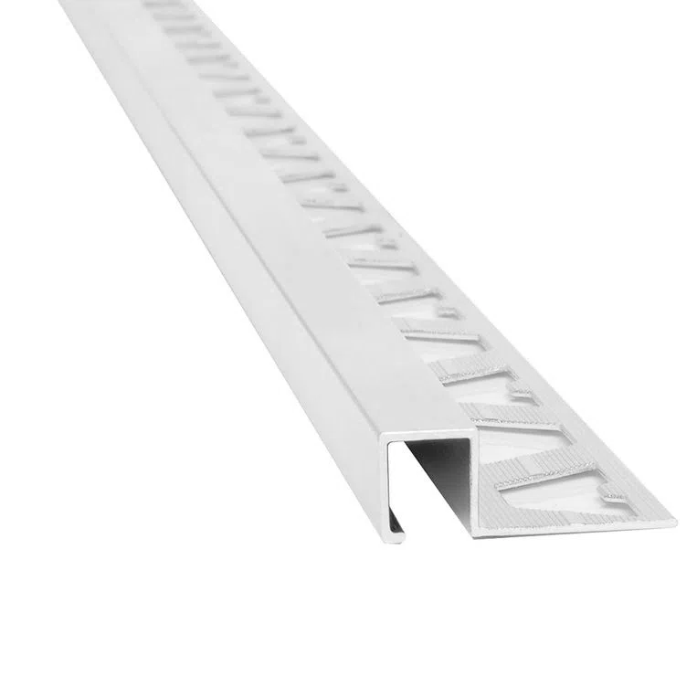 Atrim Pared Alum. Guard Cuad 10mm X2.5m Cromo Bri