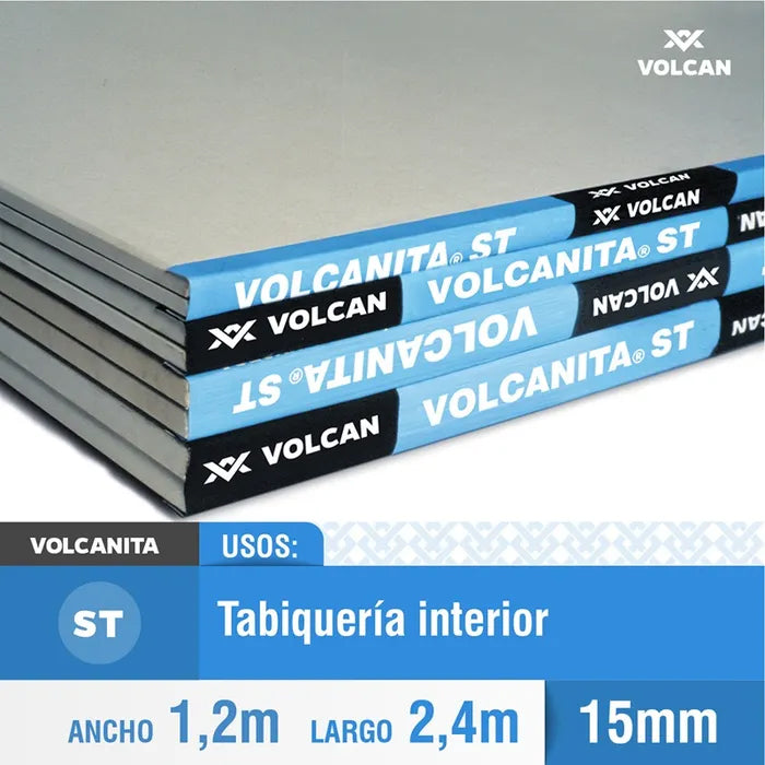 Yeso Carton 15 Mm 1.20 X 2.40 Br