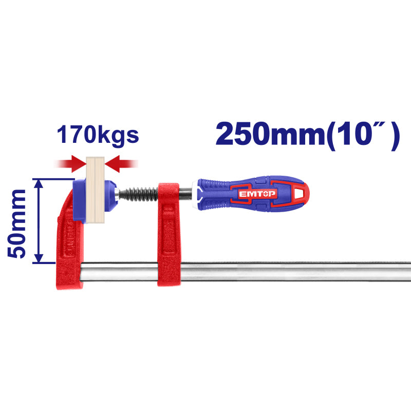 Emtop Prensa Sargento 50x250mm