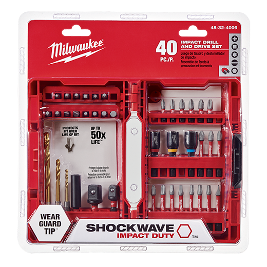 Milwaukee Juego Ptas Impacto 40 Pzs. 48-32-4006