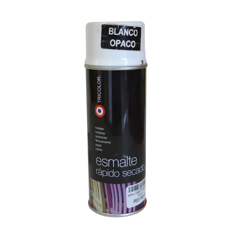 Tricolor Spray Esm Sint Opaco Blanco 400ml
