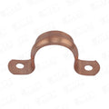 Abrazadera Cobre Doble 3/4 Pul.