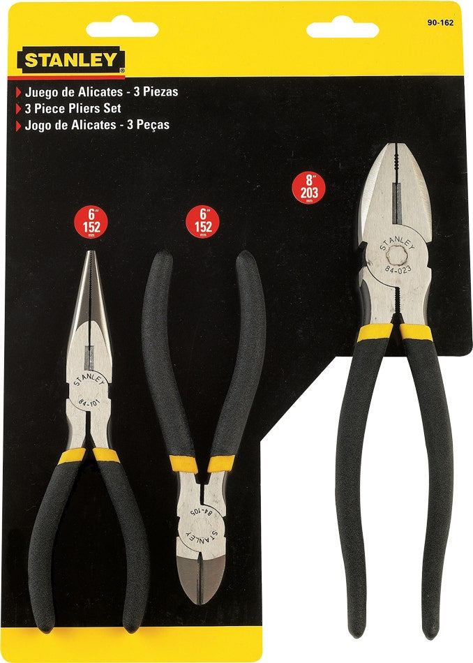 Stanley Juego De 3 Alicates (90162)