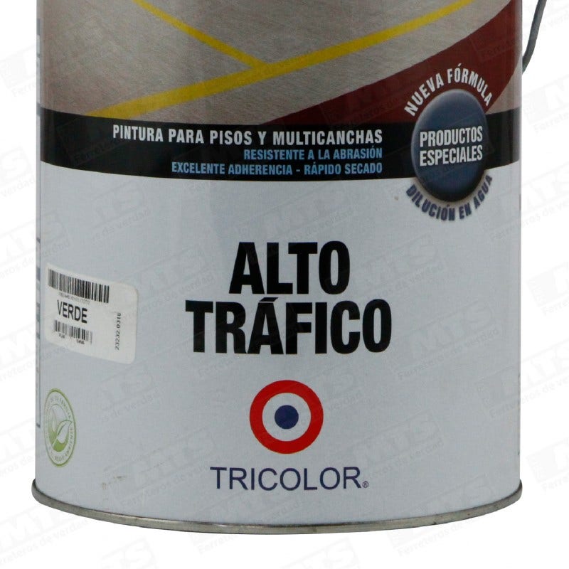 TRICOLOR PINT PISO A.TRAFICO VERDE GL.