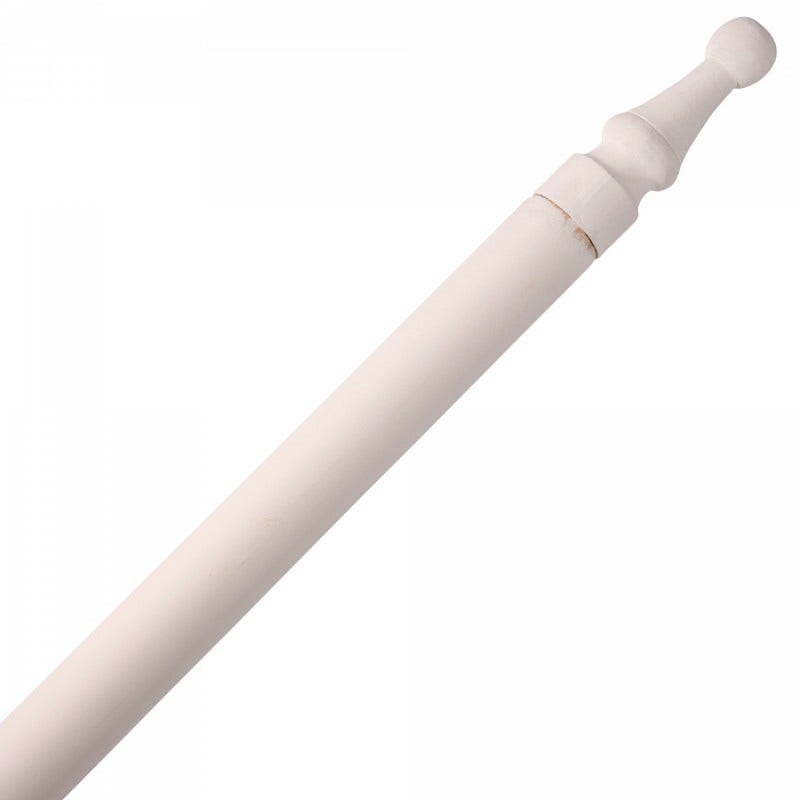 ASTA BANDERA PREPINTADA BLANCA 35-37X2400