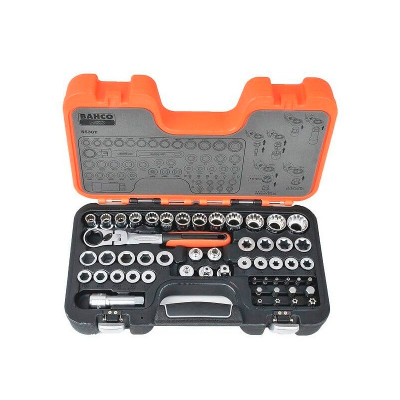 Bahco Juego De Dados Socket Set.53 Pcs
