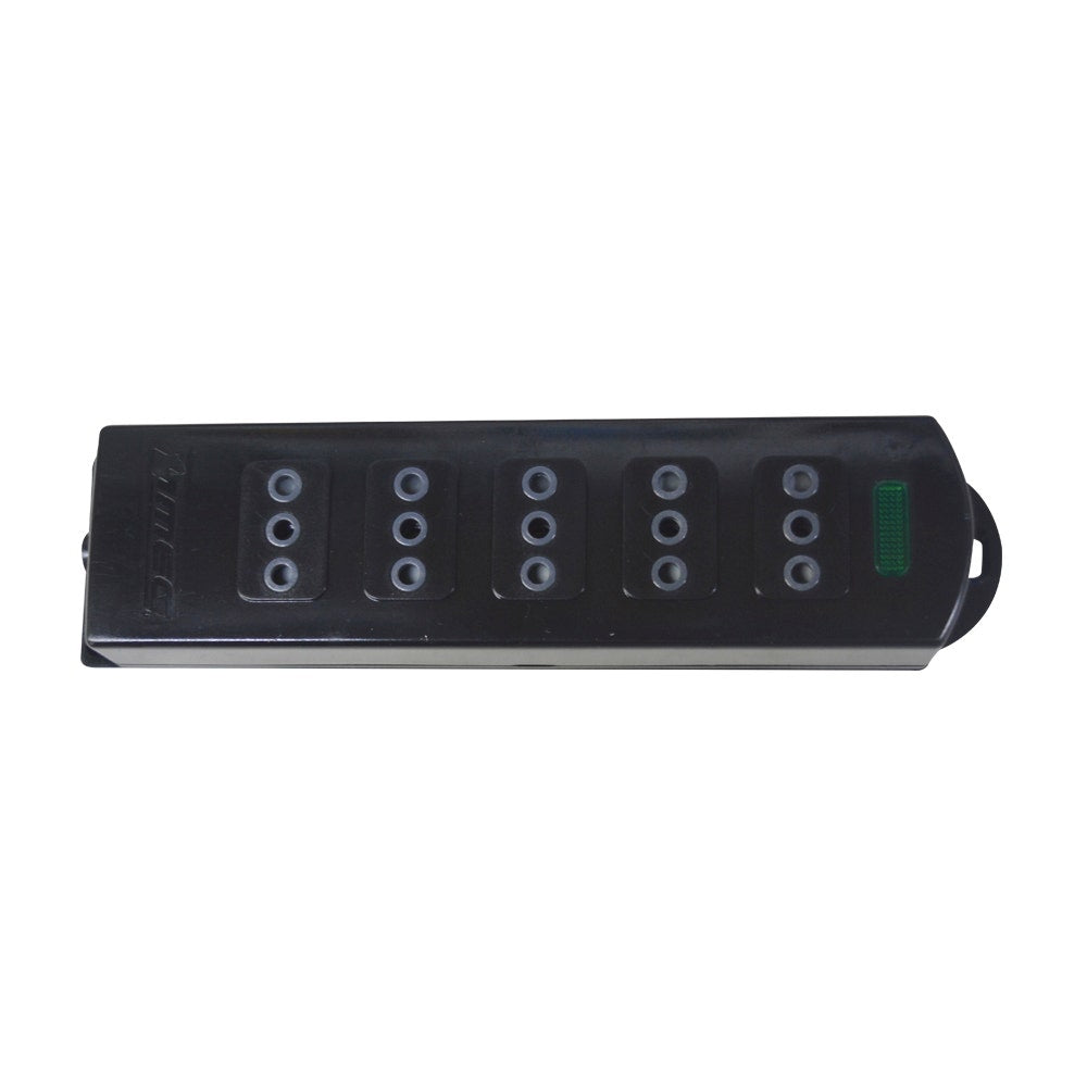 MEC BASE MULTIPLE 2P+T 250V 10A 2000W NEGRO