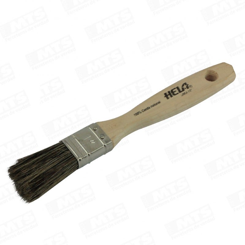 Hela Brocha Cerda Gris 1/2 X 1
