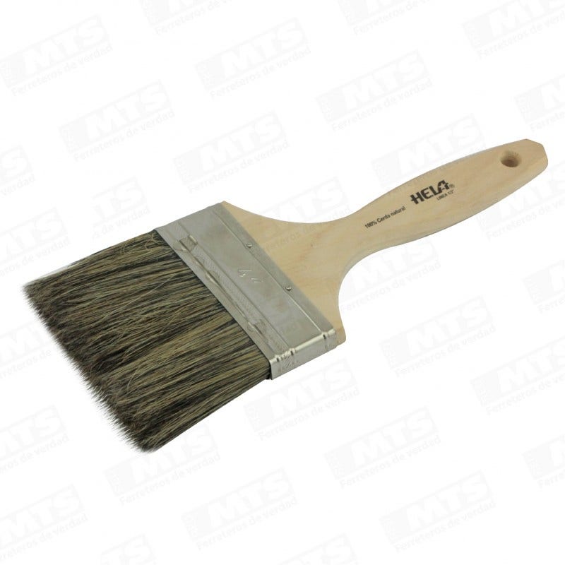 Hela Brocha Cerda Gris 1/2 X 4