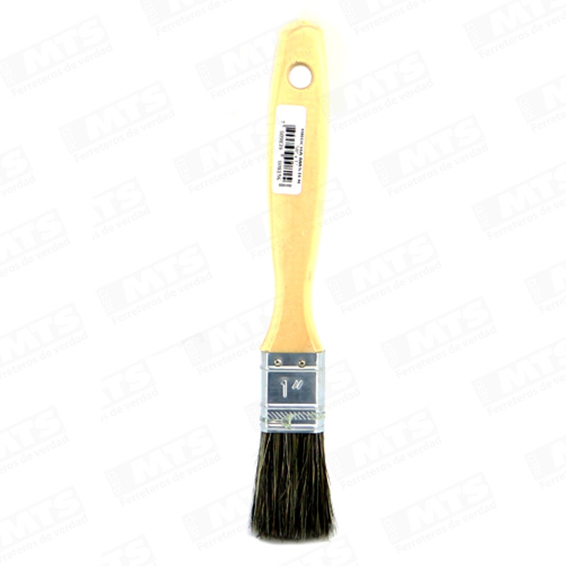 Brocha Estampa Cerda Gris 1 Pul. Madera Natur