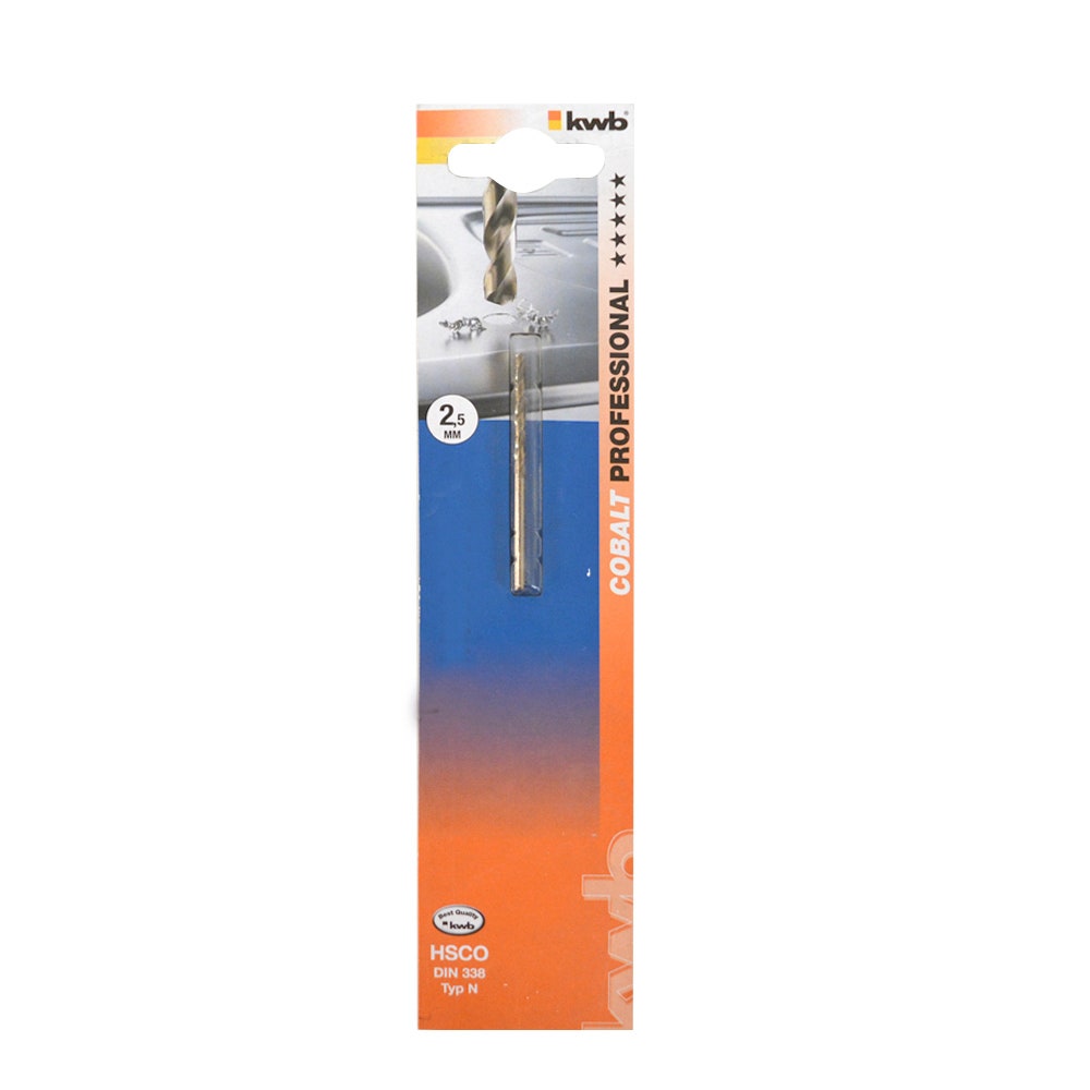 Kwb Broca Hss Cobalto 2,5 Mm Sb