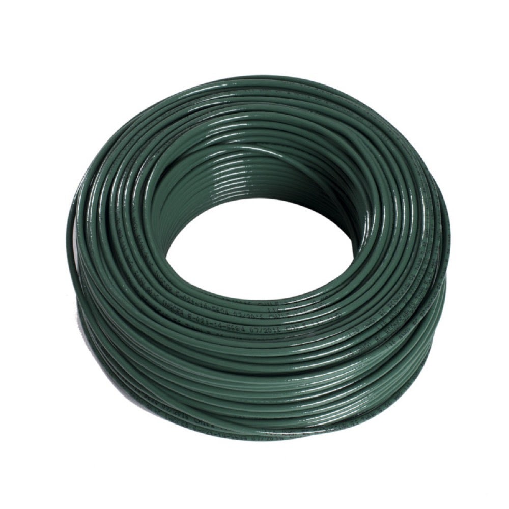CABLE LIB. HALOG H07Z1-K 1.5MM 750V 100MT VERDE