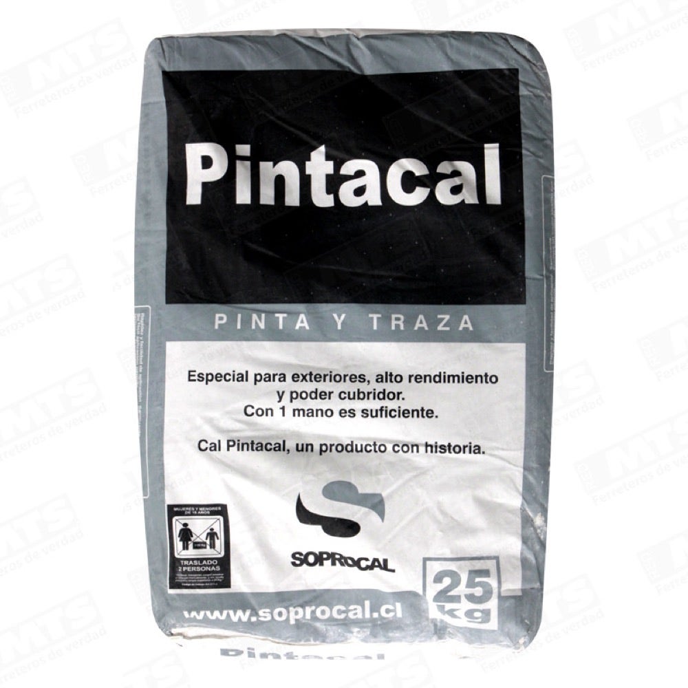Cal Pinta-cal Saco 25 Kgs