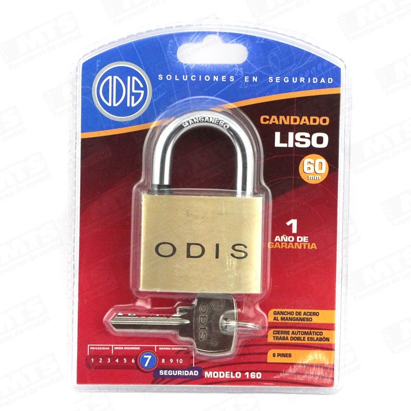 Candado Odis Liso 160