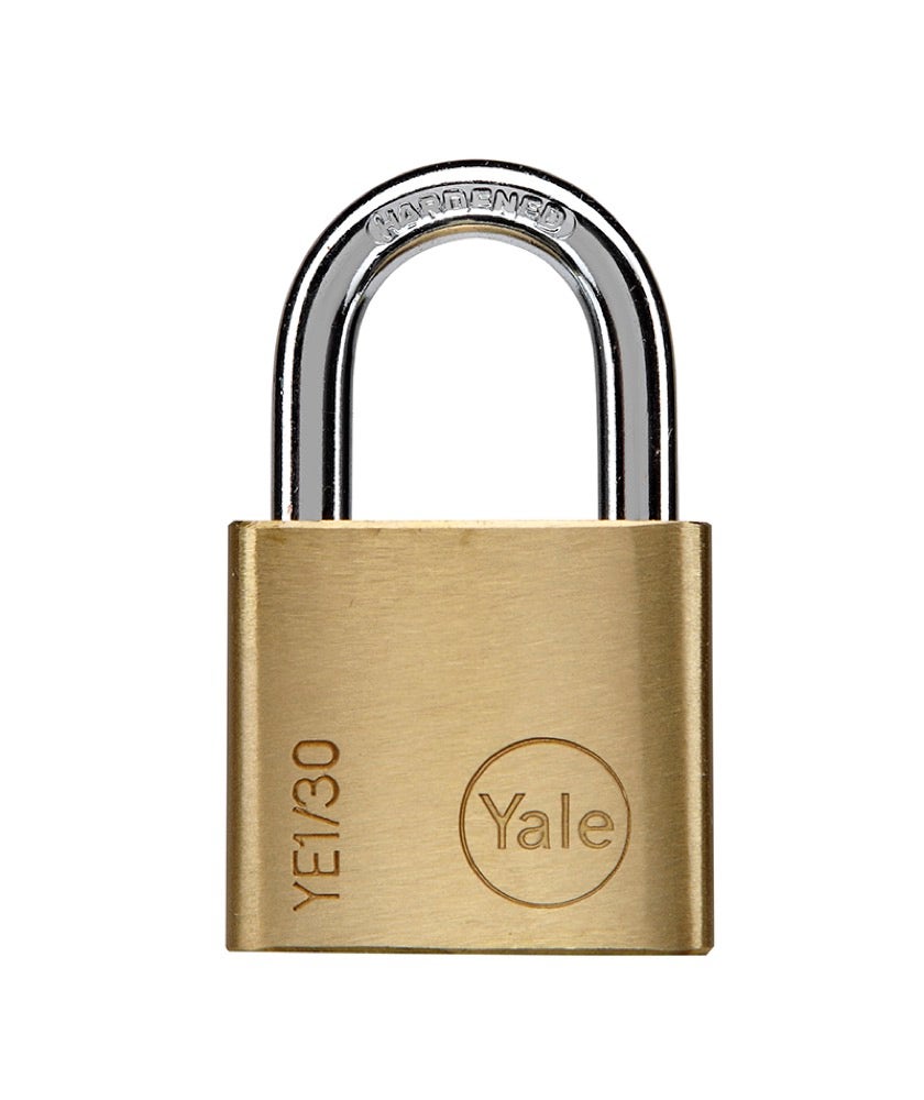 YALE CANDADO Y110 30MM P2 ENDURECIDO BR CJ