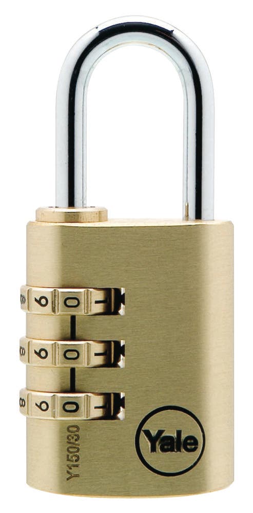 YALE CANDADO Y150 30MM COMBINACION BR BT
