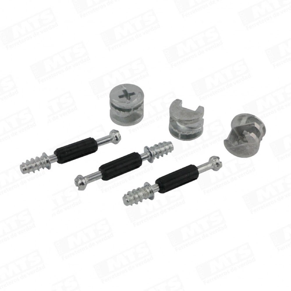CARP. MINIFIX 15mm NATURAL