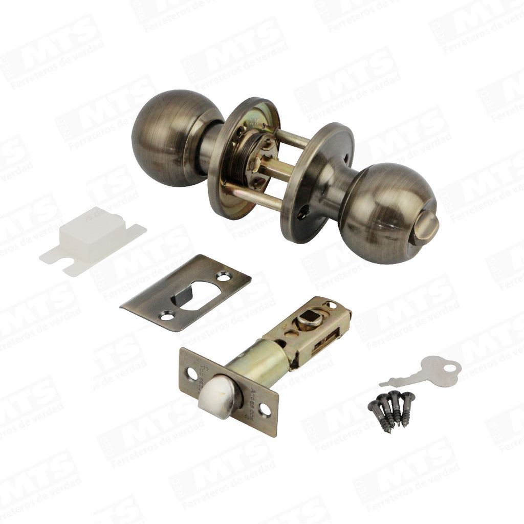 Cer. Andeslock Aa44-be Bola BaÑo Bronce Envej.