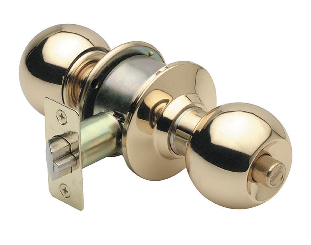 Cerradura Yale Dormitorio Bronce Pul Bt