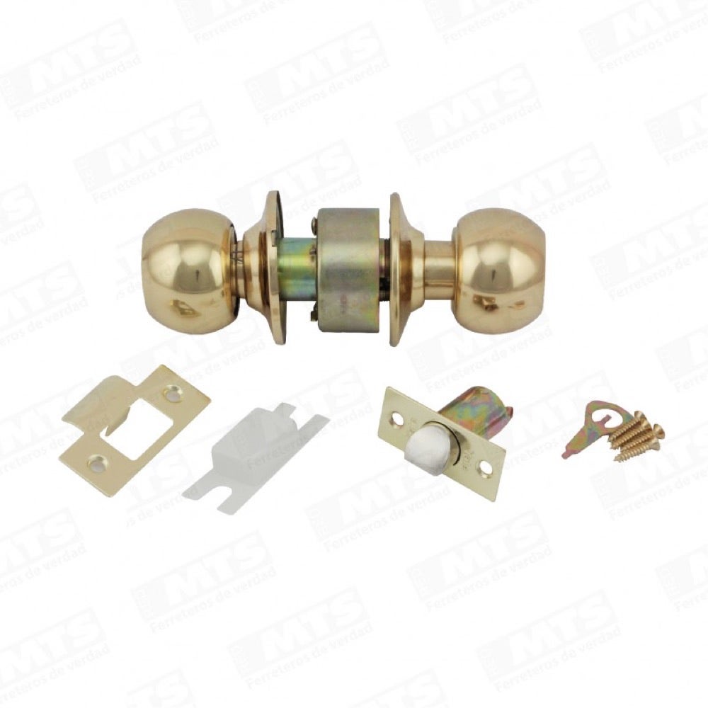 CERRADURA YALE BANO BRONCE PUL CJ