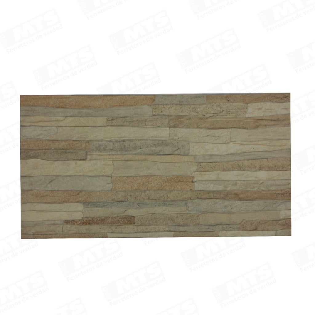 CERAMICA HD STONE BEIGE 30X58CM PEDRAS 2.1 M2 CJ