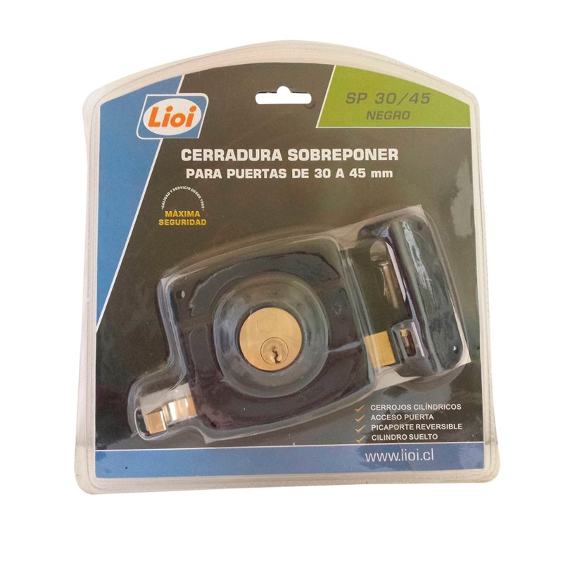 LIOI CERRAD. SOBREPO. CILIND. SUELTO 30-45 MM GRI