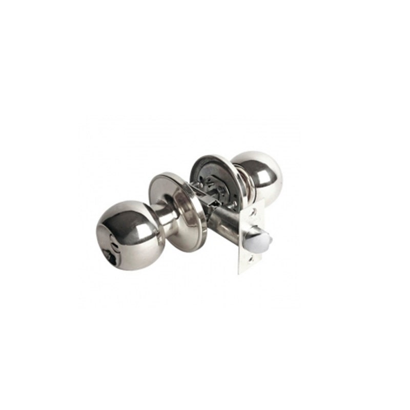 Cerradura Pomo Bola Logia Ac Inox Aa41-ai