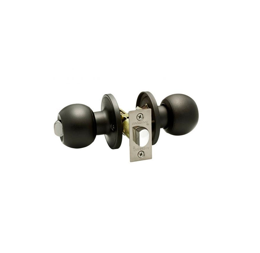Cerradura Pomo Bola BaÑ/dor Negro Aa44-ak