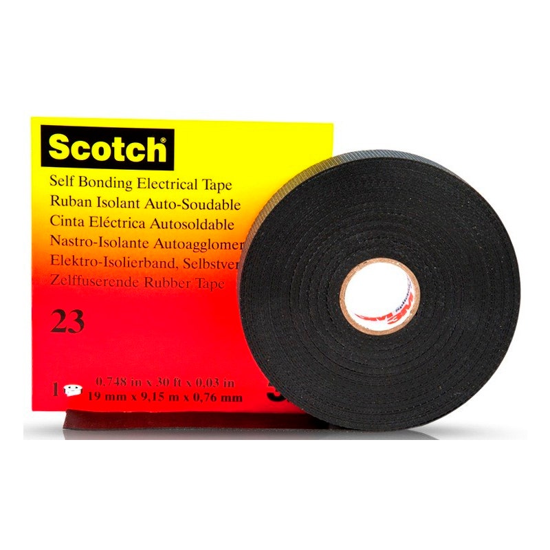 3M CINTA 23 DE GOMA AUTOFUNDENTE 3/4 5MT