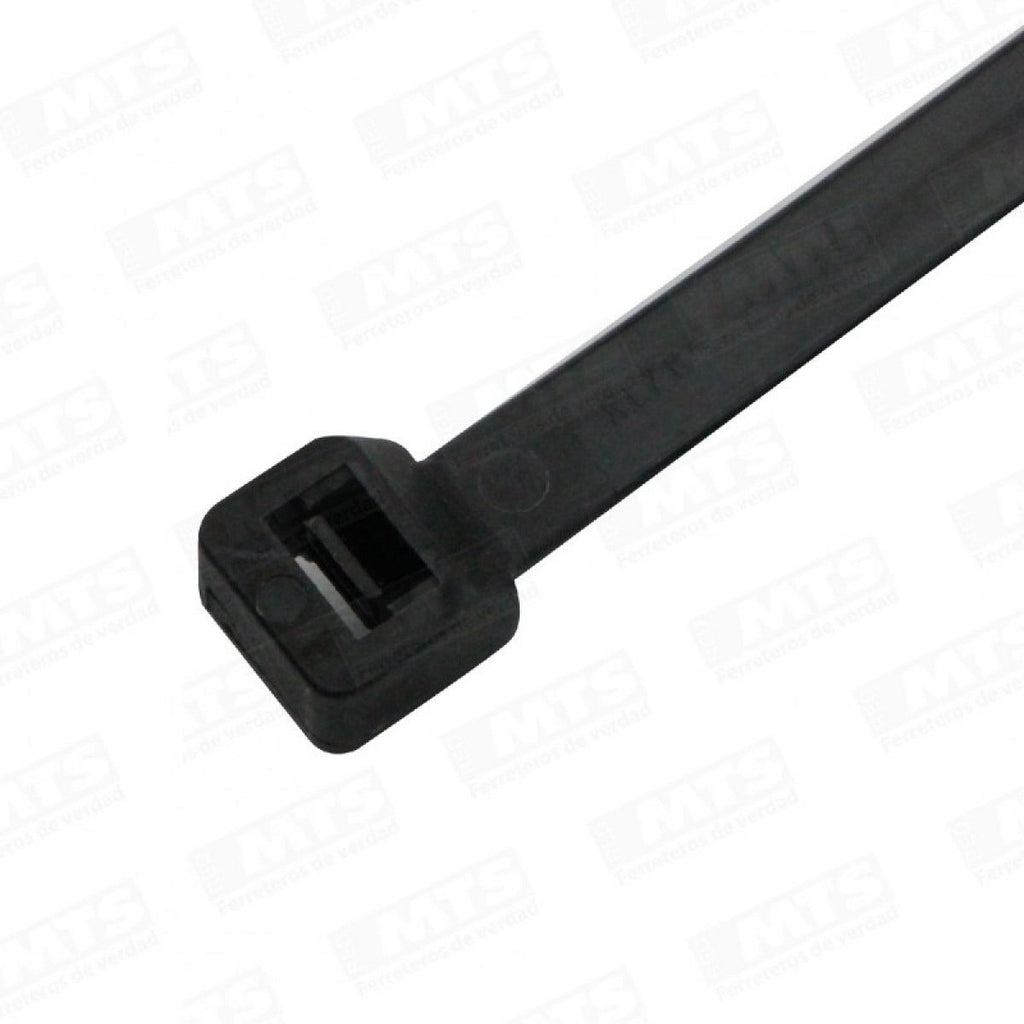 MEC AMARRACABLE 100 X 2,5 MM RESIST 8 KGS NEGRO