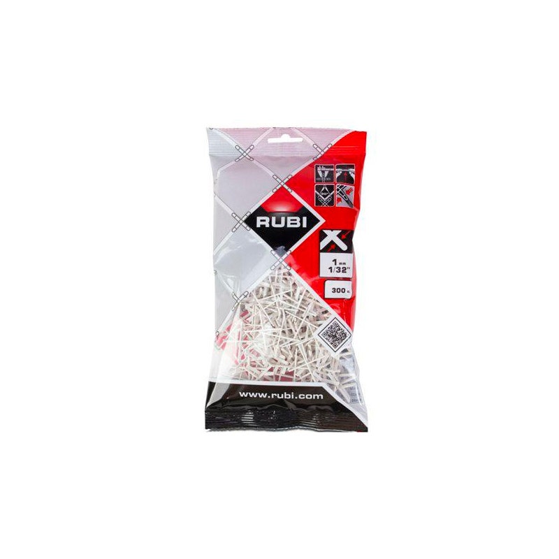 CRUCETAS 02911 BOLSA 300 UND. 1MM RUBI