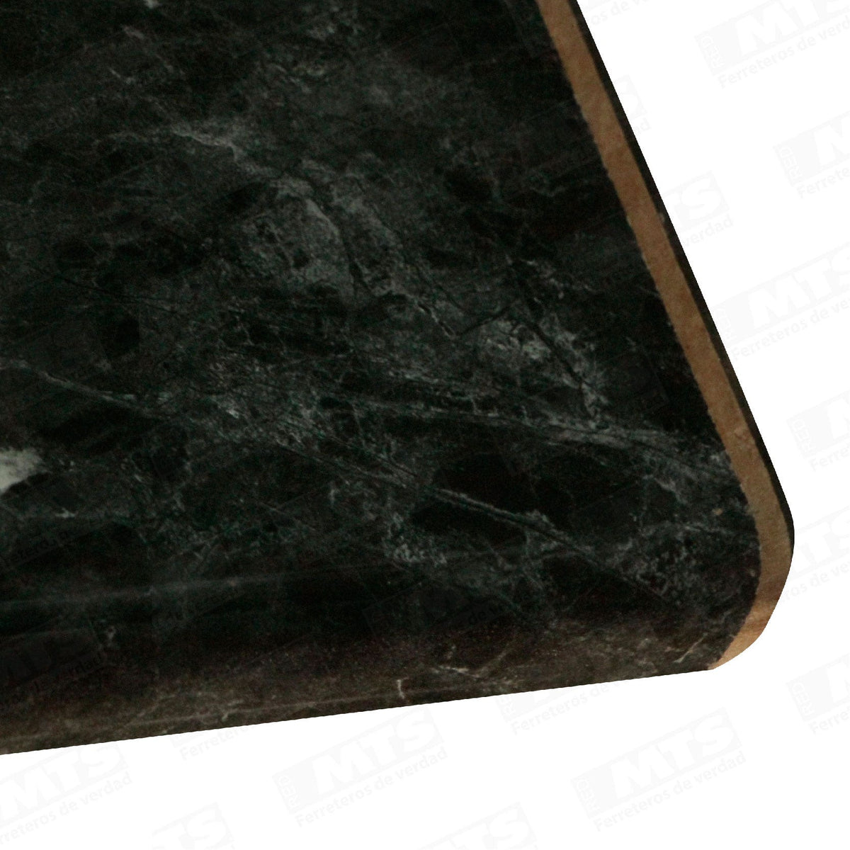 CUBIERTA POSTF. MDF 60CM.3 MT MARMOL NEGRO A-7034