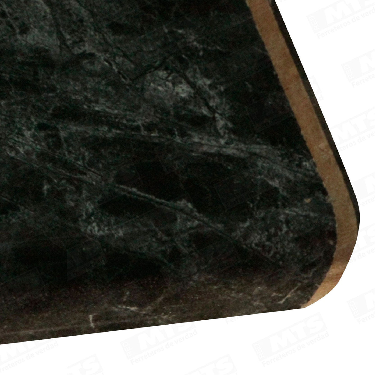 CUBIERTA POSTF. MDF 60CM.3 MT MARMOL NEGRO A-7034