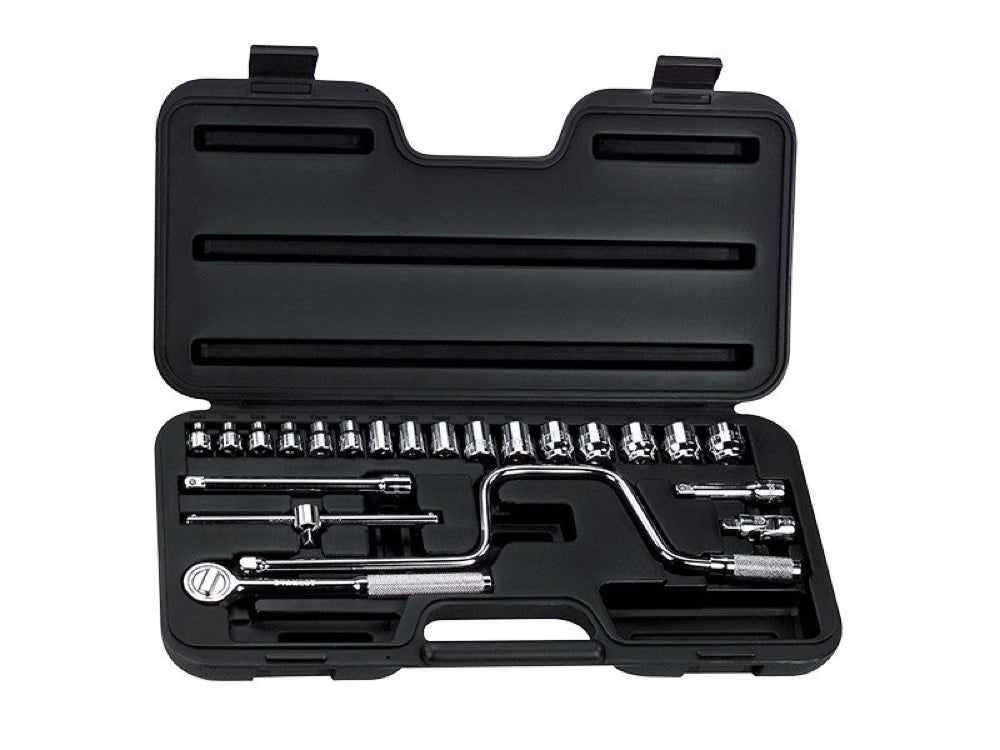 STANLEY JGO DADOS M 3/8" 23PC (6-22MM) (86209)