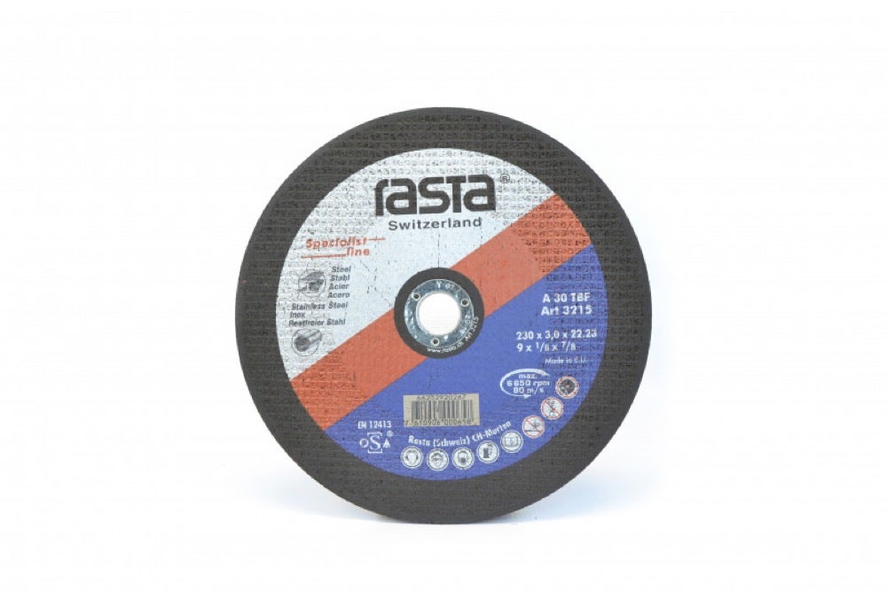 Disco Corte Rasta Metal 9 Pul. 3215