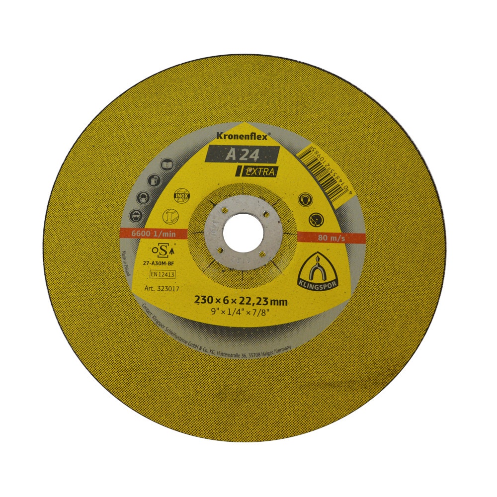 Klingspor Disco Desbaste A24 230x6x22.23