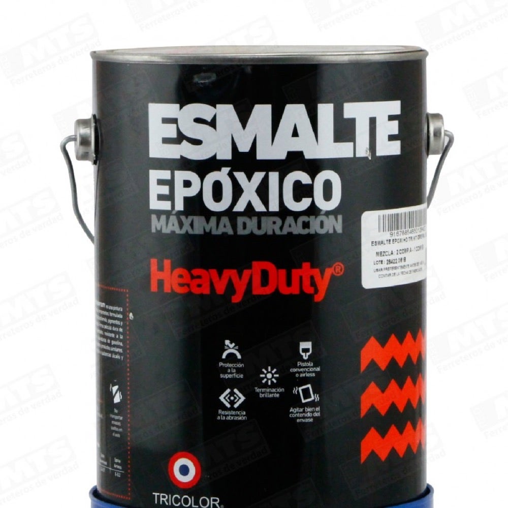 Tricolor Esmalte Epoxico Hd Gris Ral7042 Gl