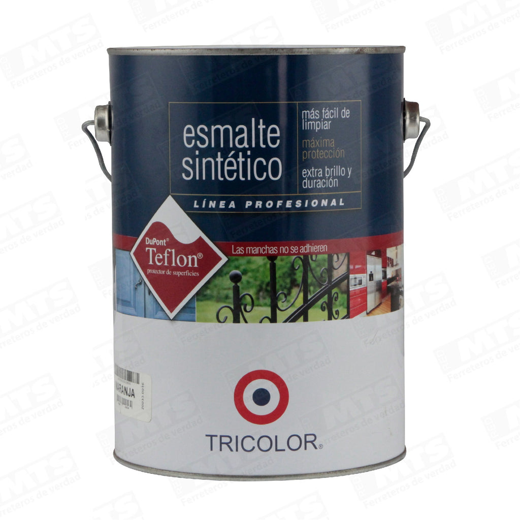 Tricolor Esmalte Sintetico Prof Naranja Gl