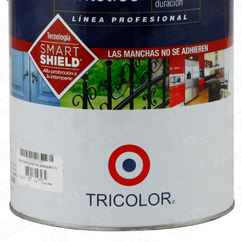 Tricolor Esmalte Sintetico Prof Gris Maquina Gl
