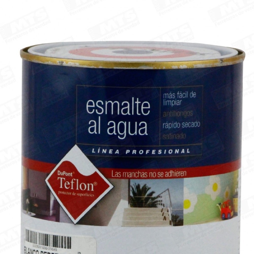Tricolor Esmalte Al Agua Prof. Blanco Lt