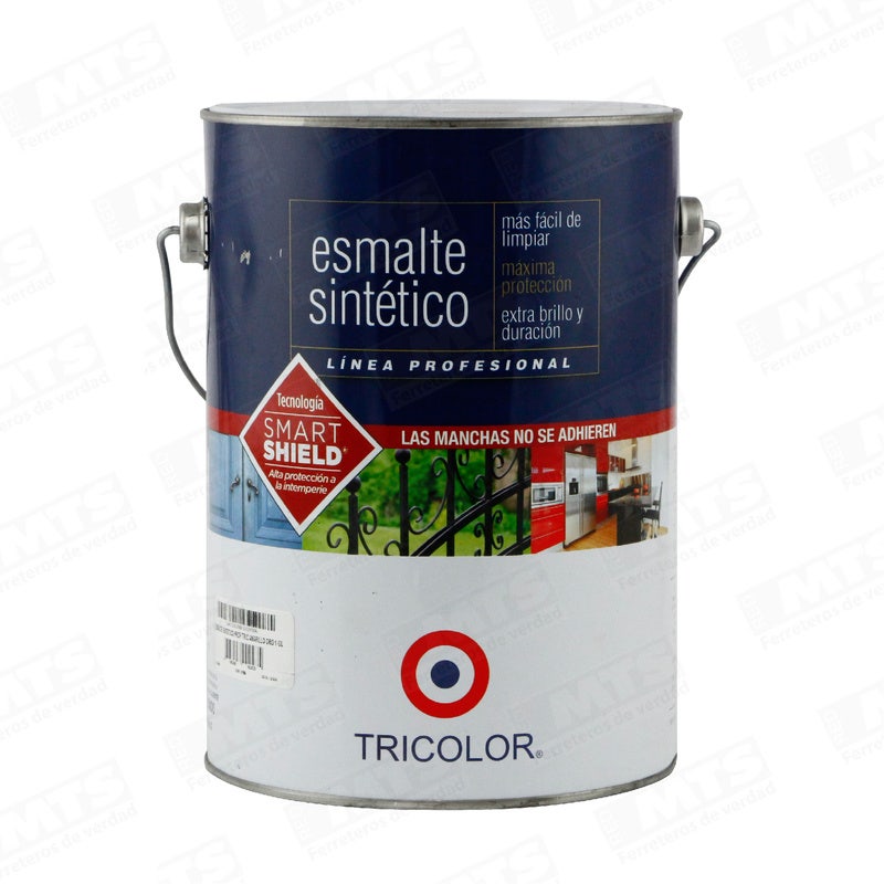 Tricolor Esmalte Sintetico Prof Amarillo Oro Gl