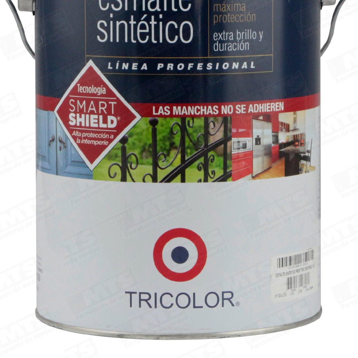 Tricolor Esmalte Sintetico Prof Gris Perla Gl