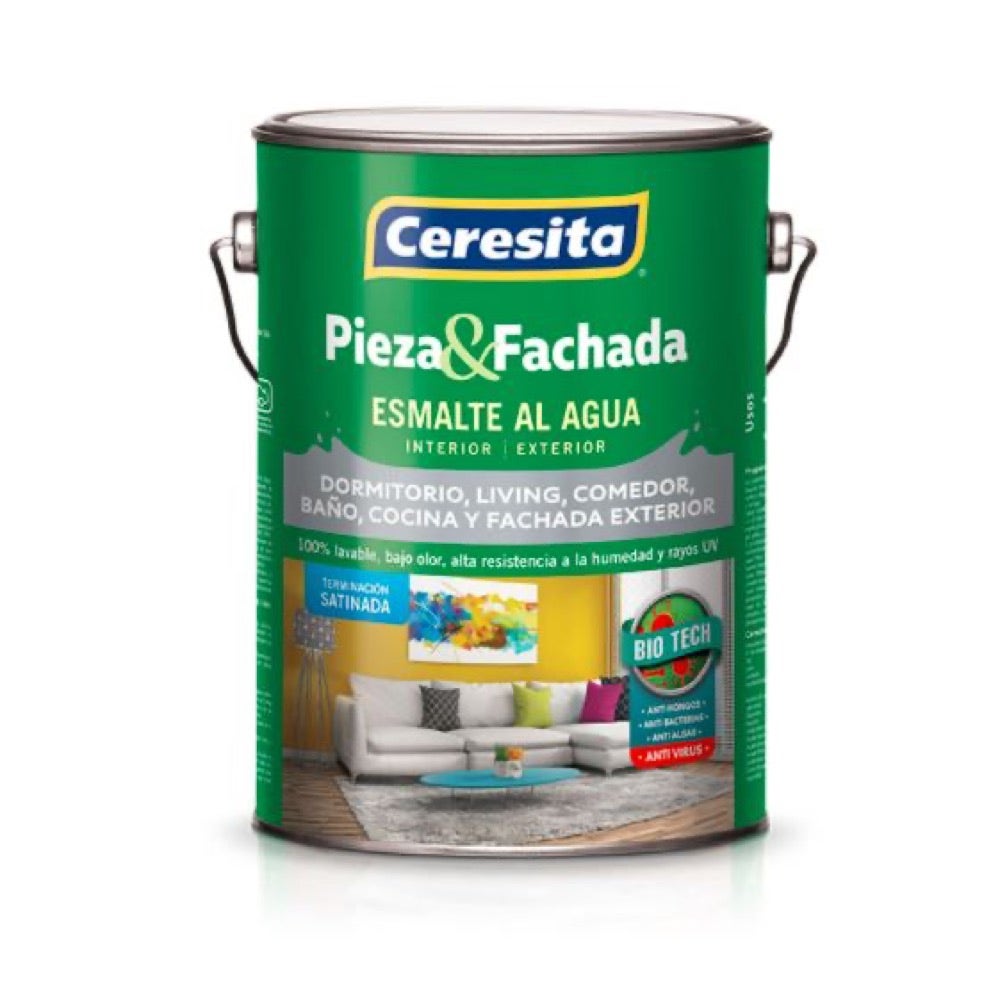 Ceresita Esmalte Pieza Y Fachada Blanco Gl