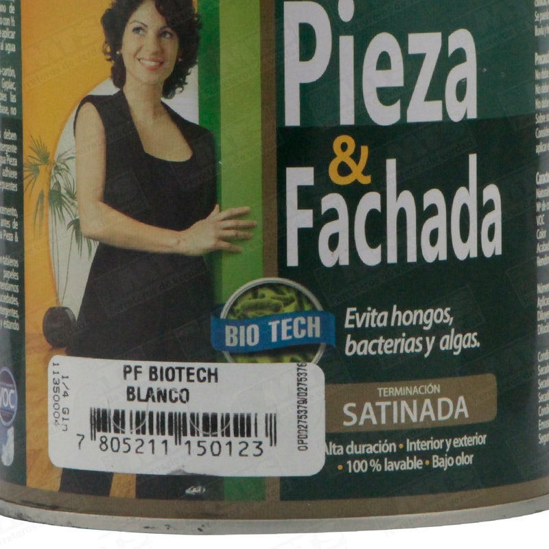 Ceresita Esmalte Pieza Y Fachada Blanco 1/4 Gl