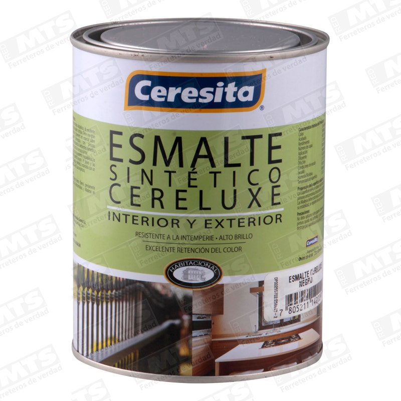 Ceresita Esmalte Cereluxe Gris Maquina 1/4 Gl
