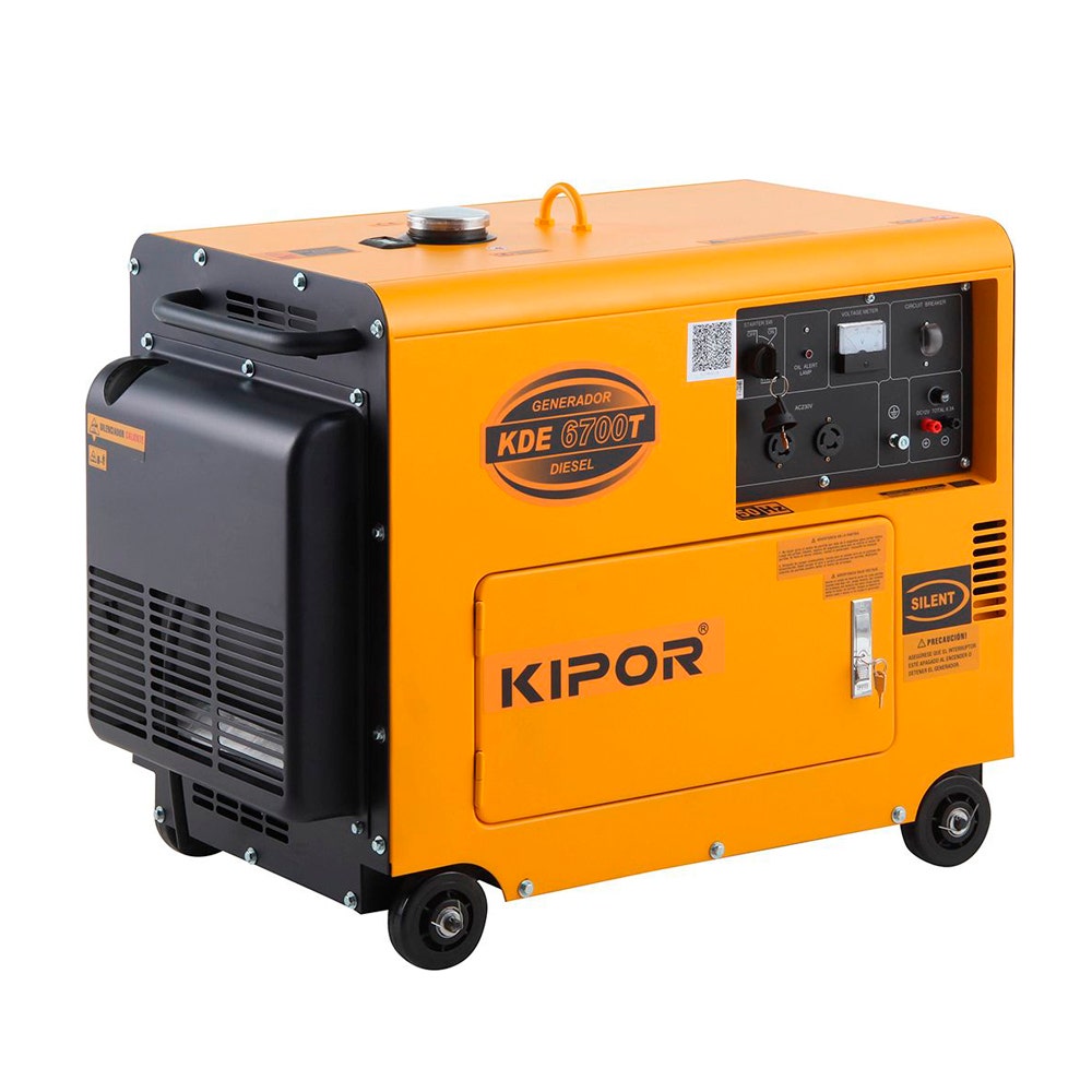 GENERADOR DIESEL KIPOR INSONORO KDE-6700T