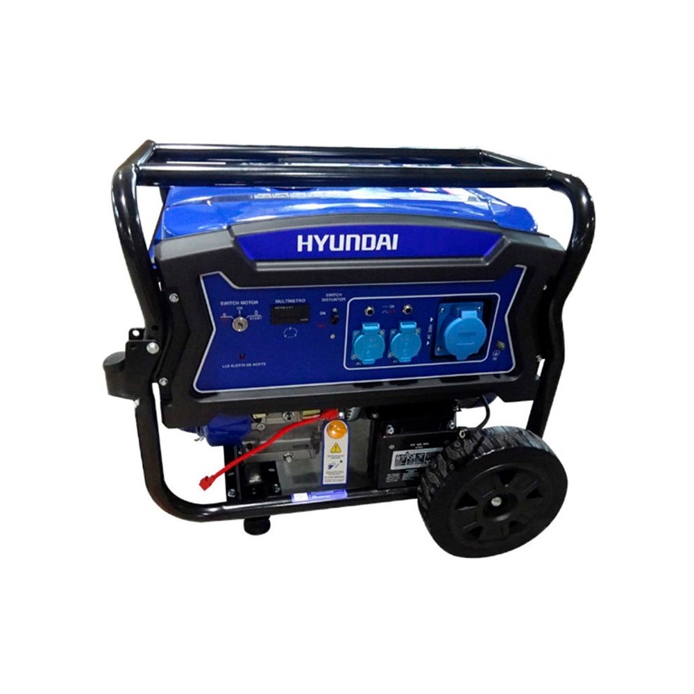 HYUNDAI GENERADOR 7.5/8.3 KW/KVA P.E. MONOF C/RUED