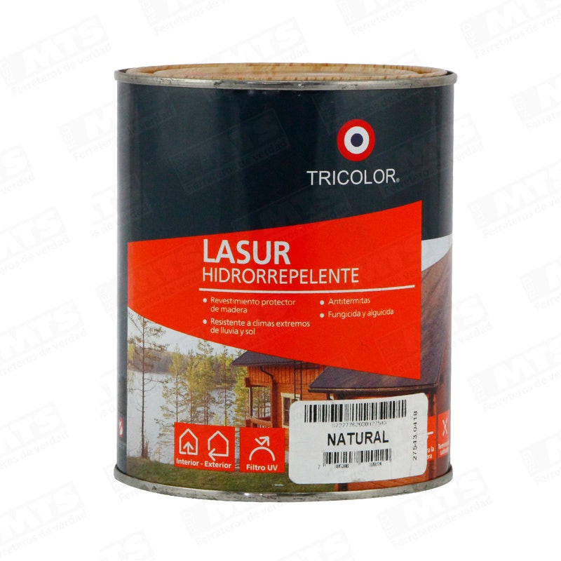 Tricolor Impreg. Madera Anti Ter Lasur S/b Nat Lt